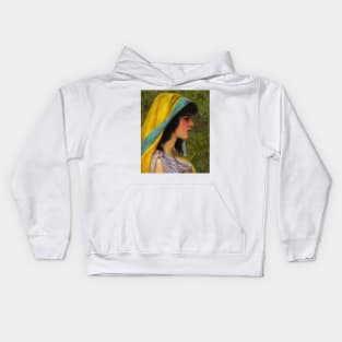 Melissa by John William Godward Kids Hoodie